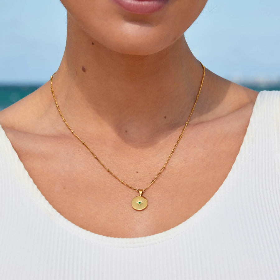 Kompass Halskette Atolea Waterproof Jewelry