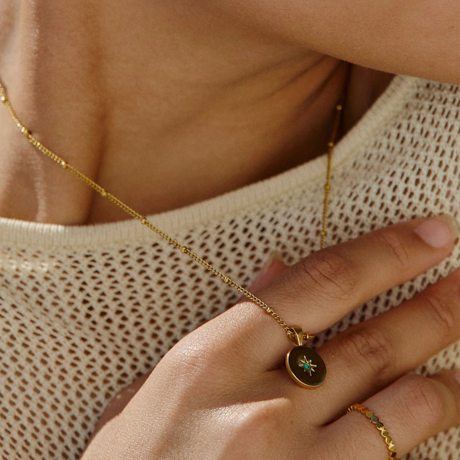Kompass Halskette Atolea Waterproof Jewelry