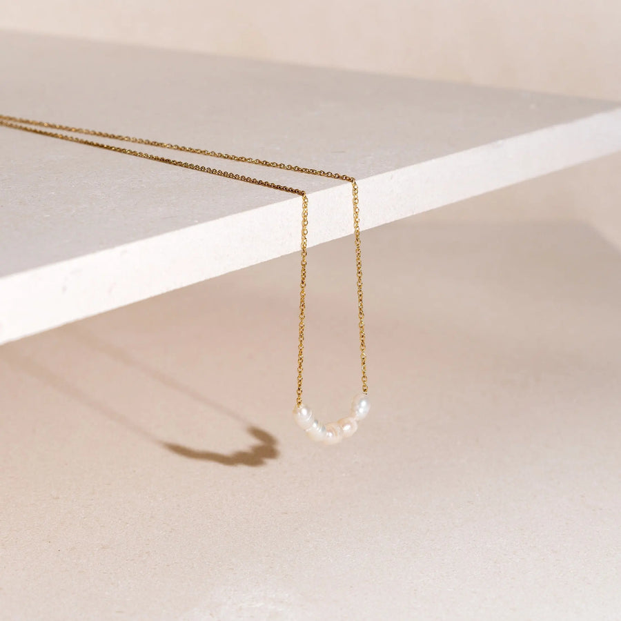 Zierliche Süßwasser-Perlenkette Atolea Waterproof Jewelry