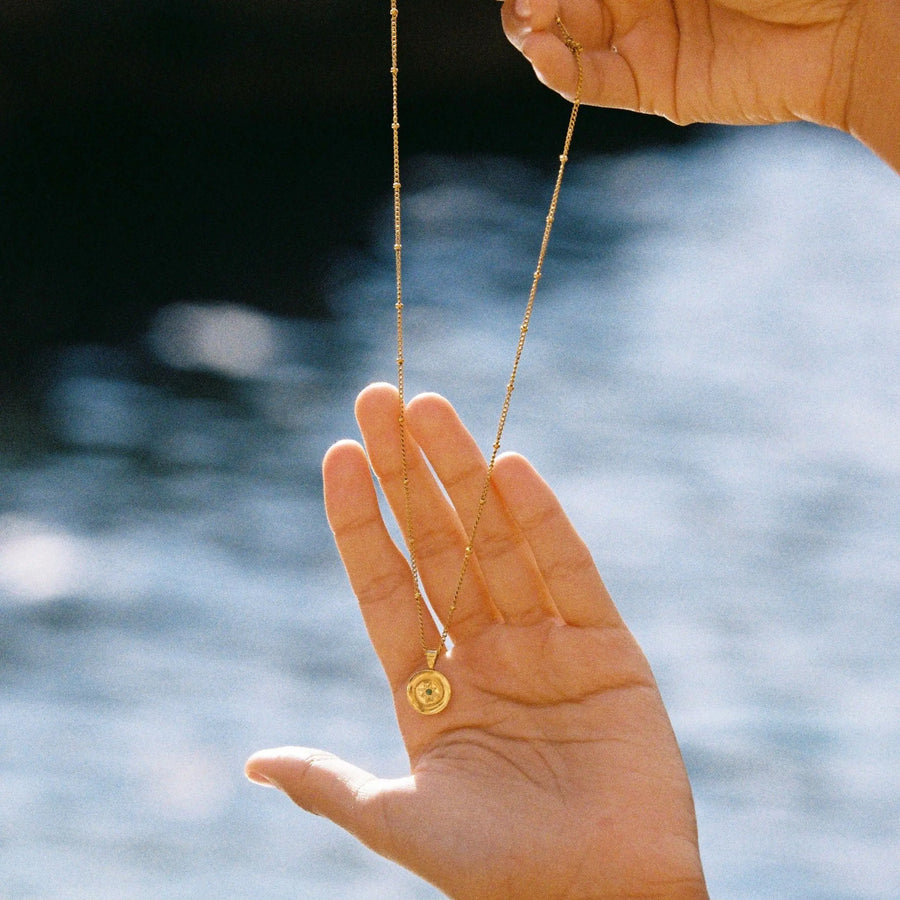 Kompass Halskette Atolea Waterproof Jewelry