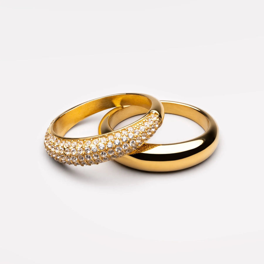 Tag und Nacht Ring-Set Atolea Waterproof Jewelry