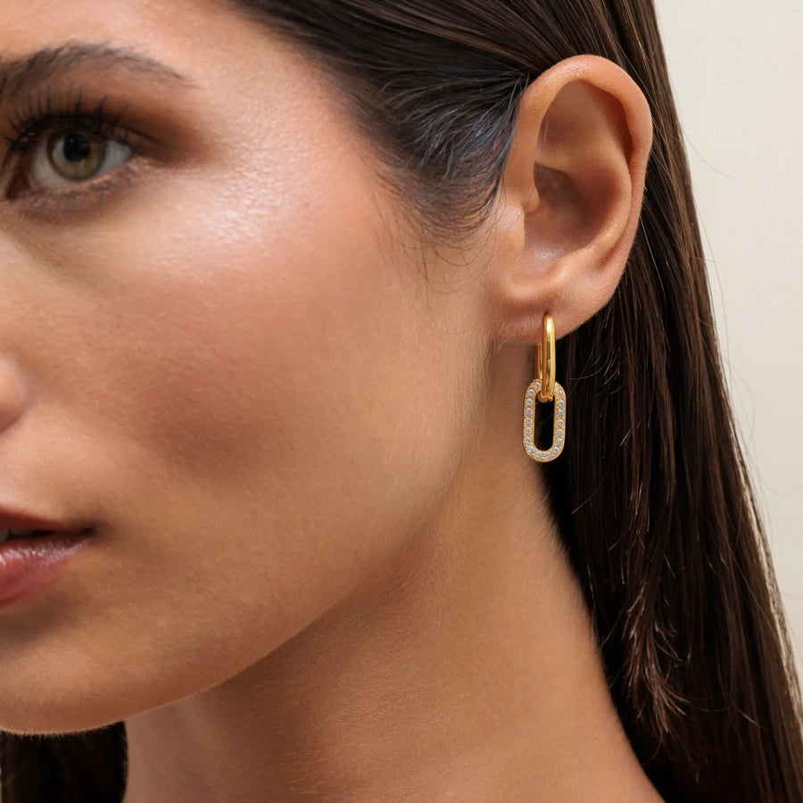 Doppelte Creolen Atolea Waterproof Jewelry