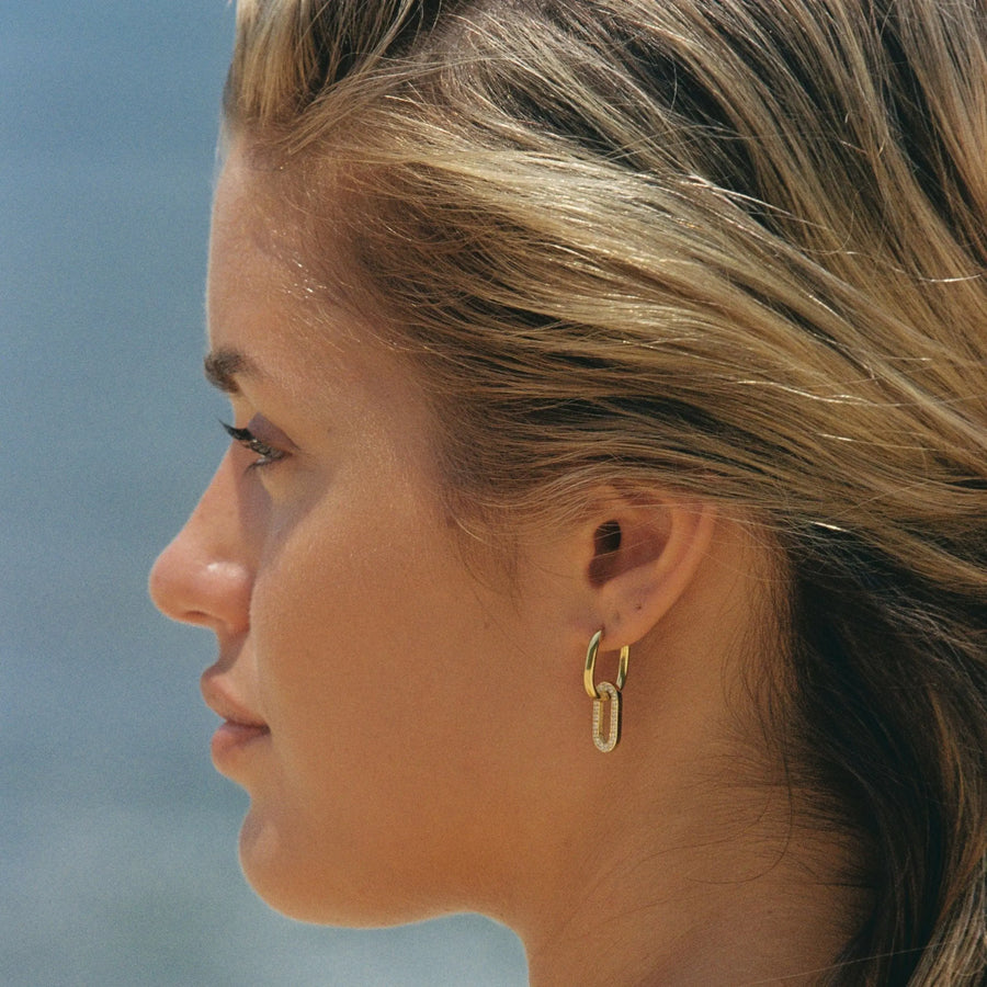 Doppelte Creolen Atolea Waterproof Jewelry