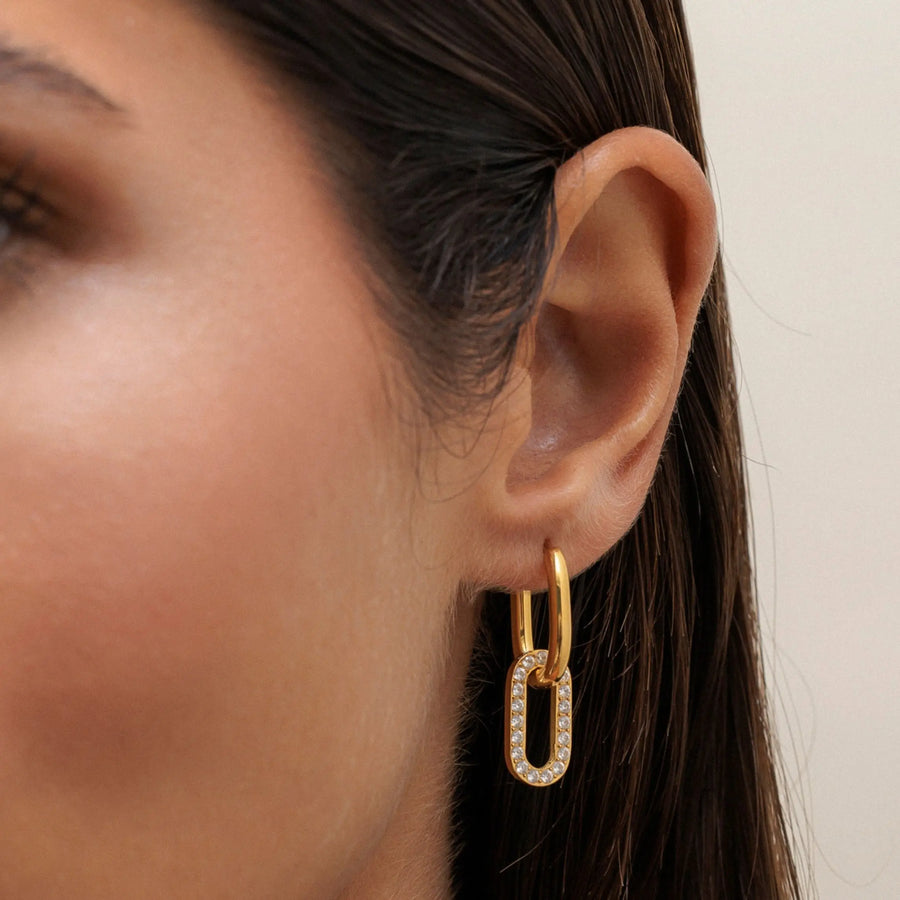 Doppelte Creolen Atolea Waterproof Jewelry