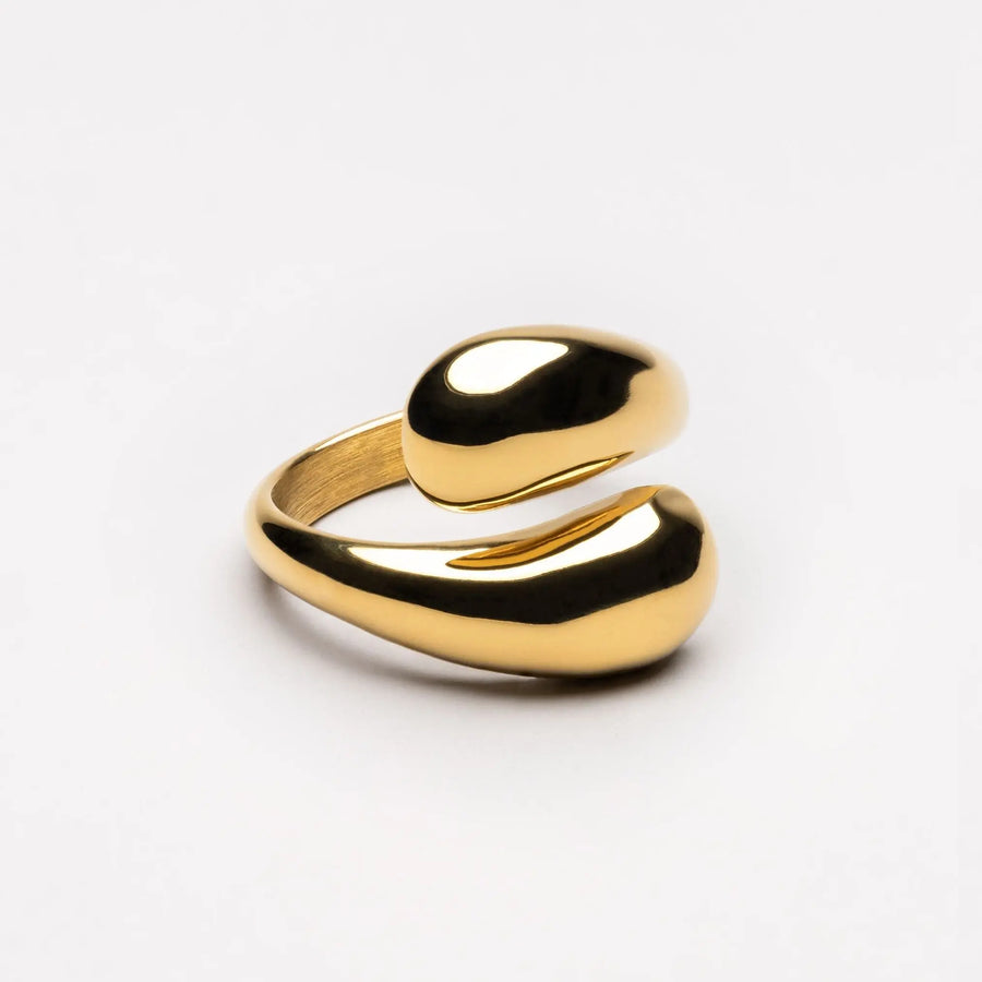 Doppelt gedrehter Ring Atolea Waterproof Jewelry
