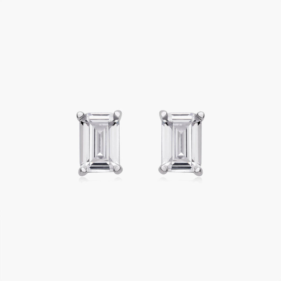 Emerald Cut Studs (Pair) JW