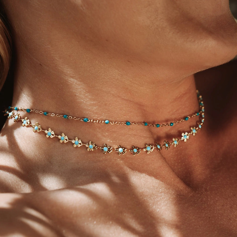 Gänseblümchen-Halskette Atolea Waterproof Jewelry