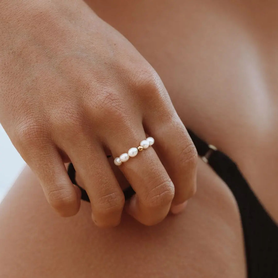 Früher Perlenring Atolea Waterproof Jewelry