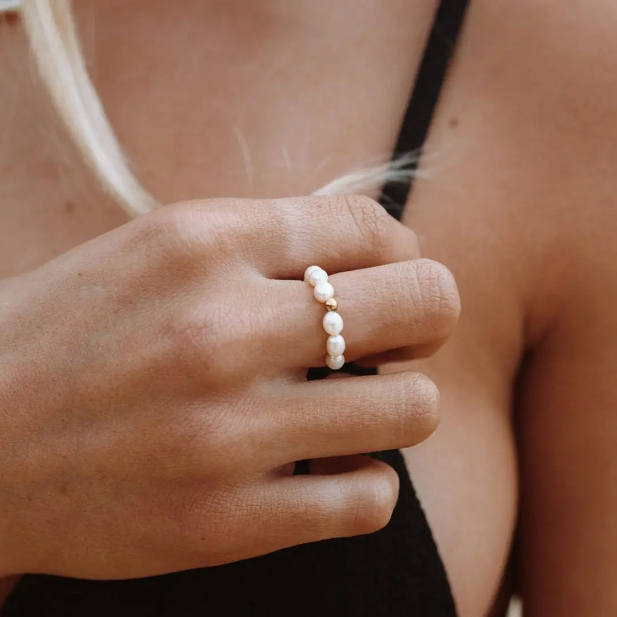 Früher Perlenring Atolea Waterproof Jewelry