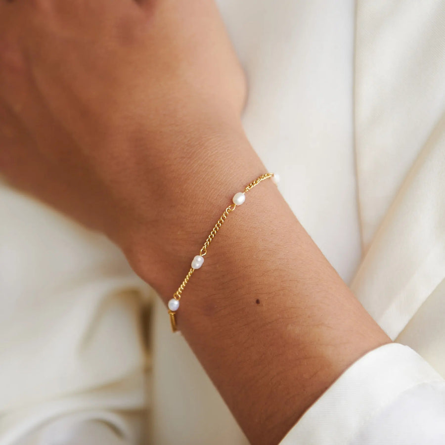 Lovina" Süßwasser-Perlenarmband Atolea Waterproof Jewelry