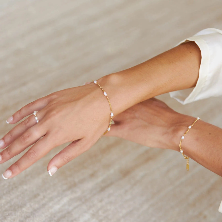 Lovina" Süßwasser-Perlenarmband Atolea Waterproof Jewelry