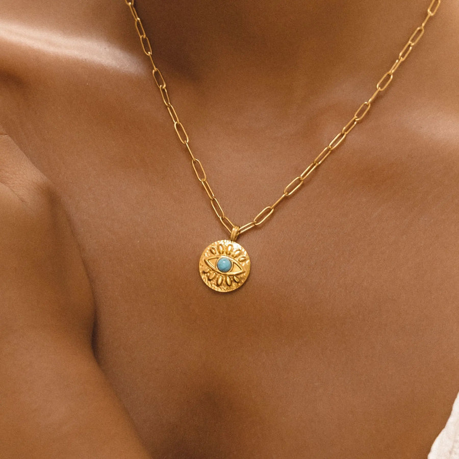 Türkisanhänger mit dem bösen Blick Atolea Waterproof Jewelry