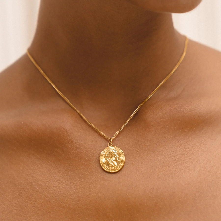 Antike Münz-Halskette Atolea Waterproof Jewelry