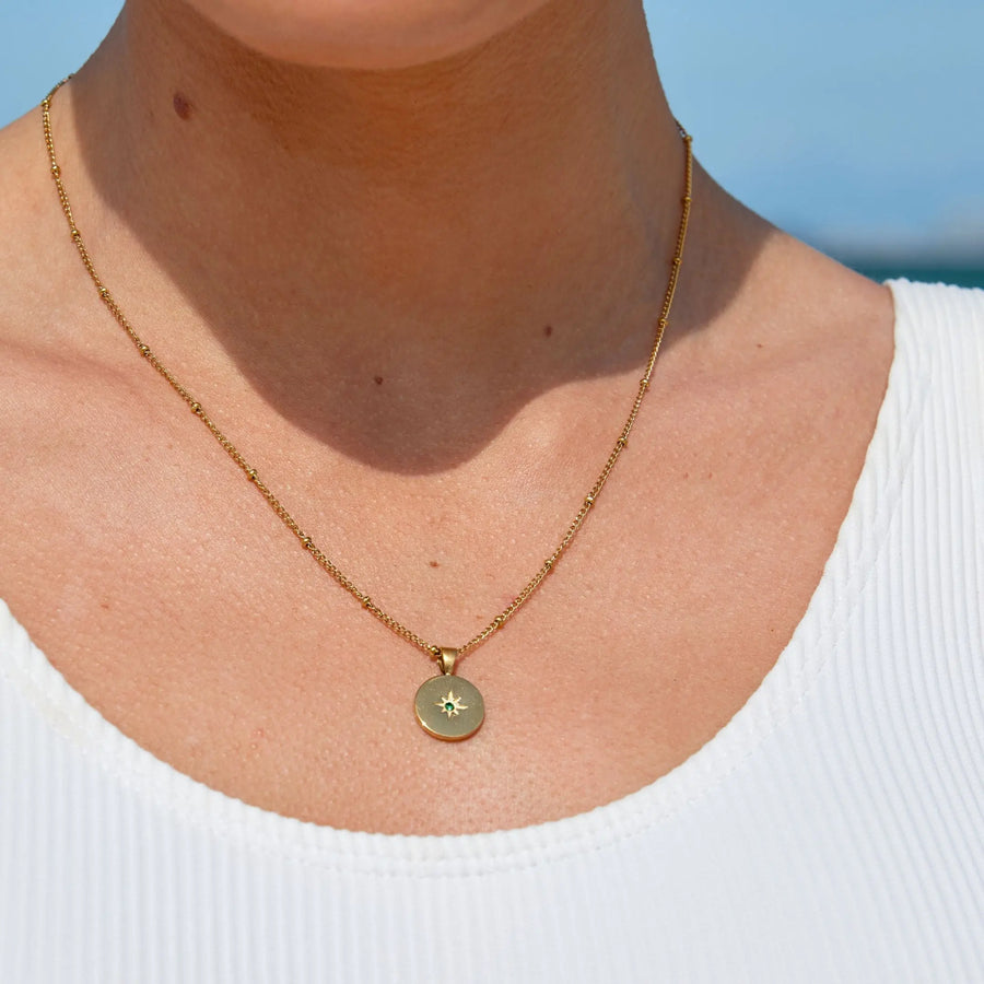 Kompass Halskette Atolea Waterproof Jewelry