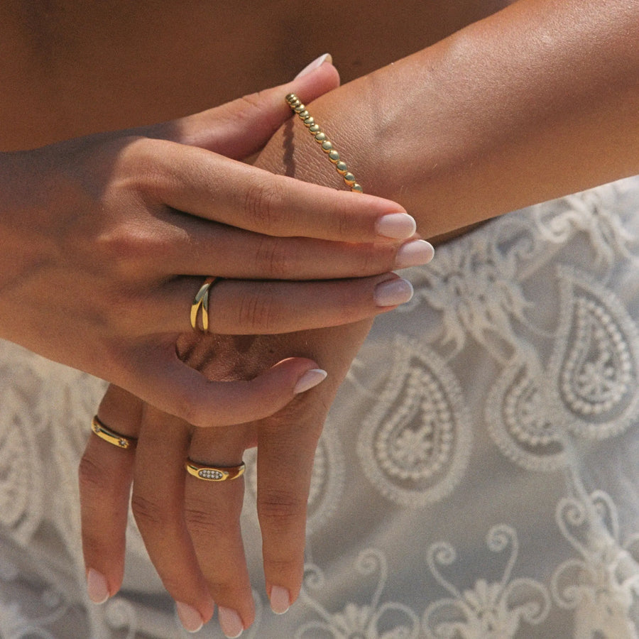 Fette Kreuz-Ring Atolea Waterproof Jewelry