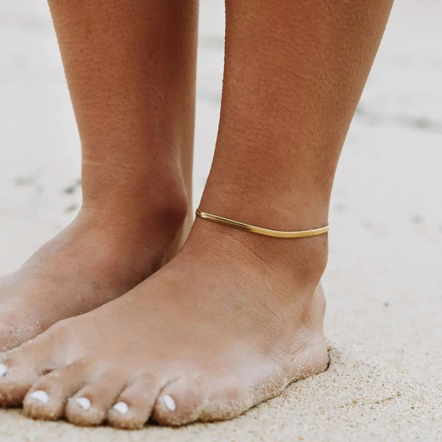 Kauai Fischgräten-Anklet Atolea Waterproof Jewelry