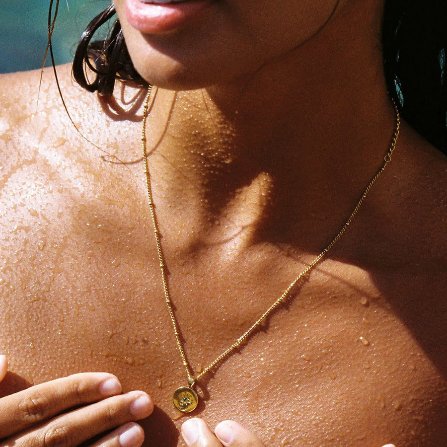 Kompass Halskette Atolea Waterproof Jewelry