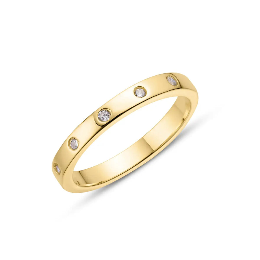 Aurelian-Ring 925 Sterling Silver, 18K Gold