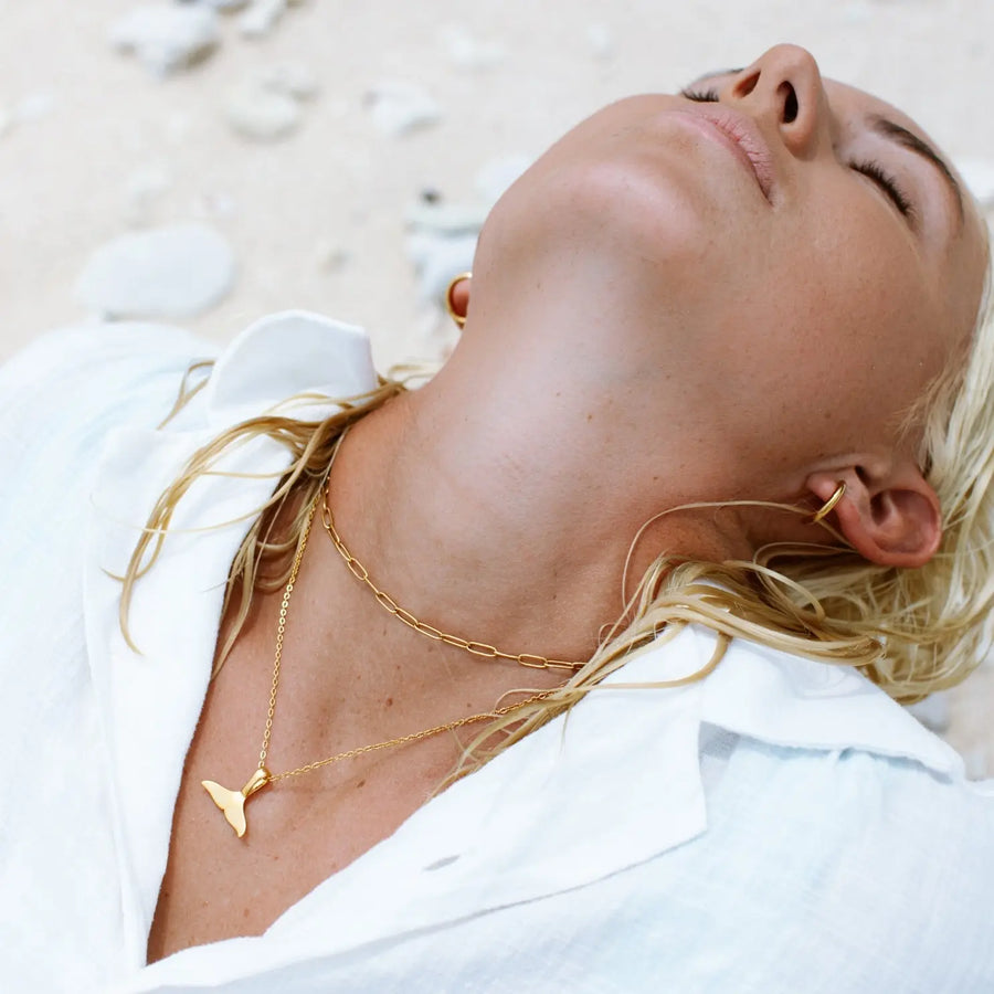 Walflossen-Halskette Atolea Waterproof Jewelry