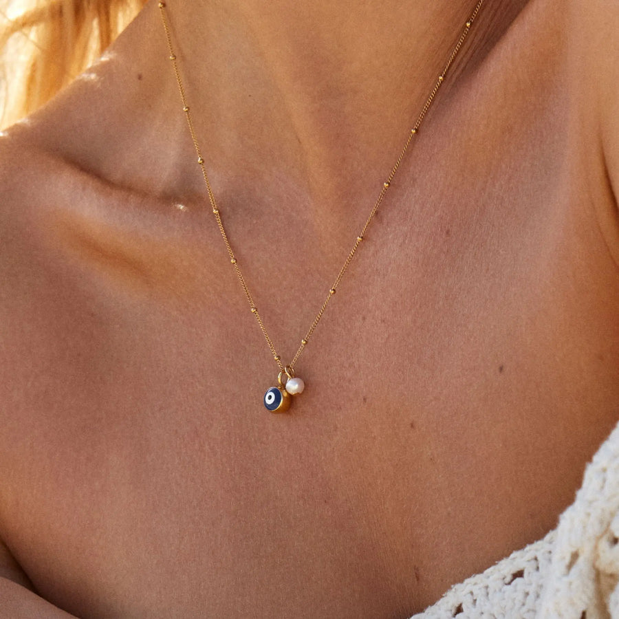 Böse-Auge-Halskette Atolea Waterproof Jewelry