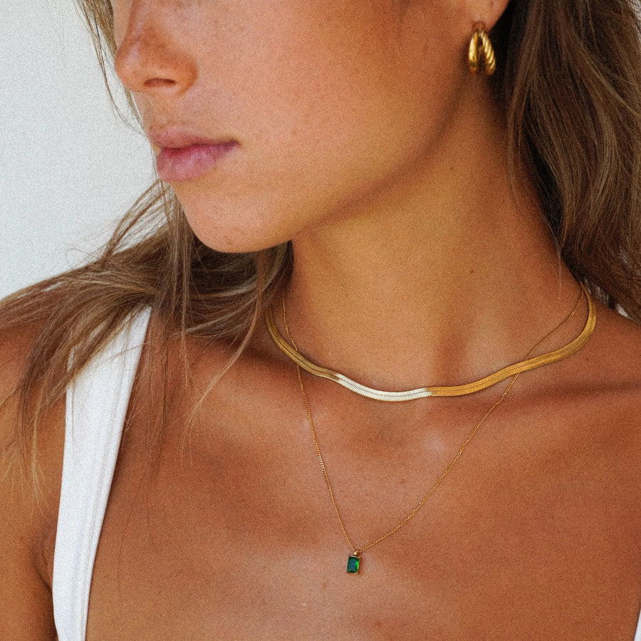 Smaragdkette Atolea Waterproof Jewelry