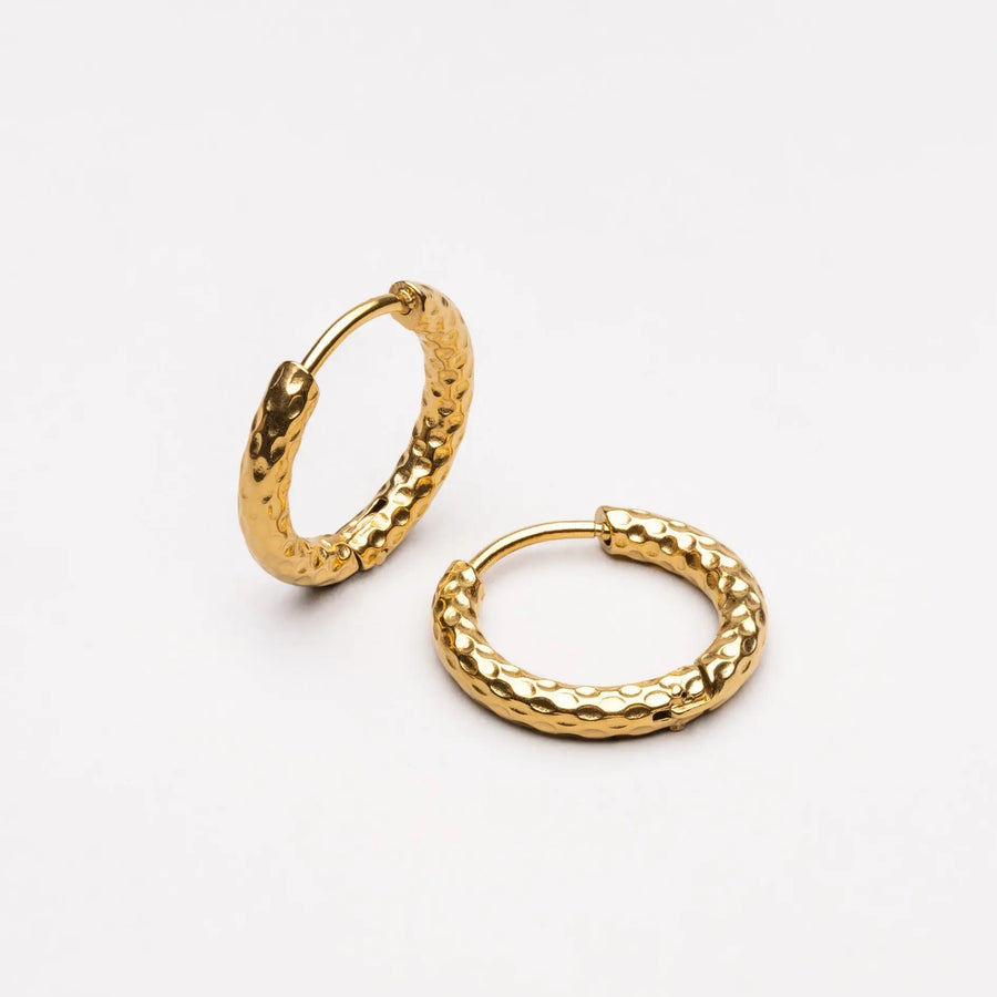 Geschmiedete Hufkettenglieder Ohrringe Atolea Waterproof Jewelry