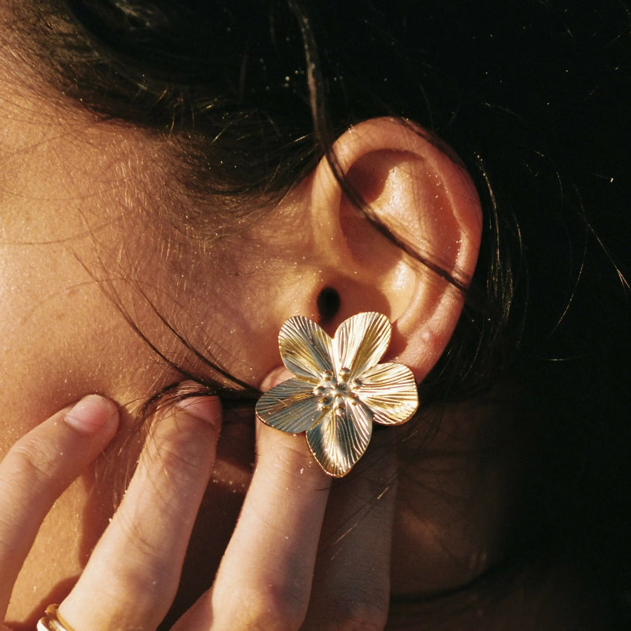 Hibiskus Ohrringe Atolea Waterproof Jewelry