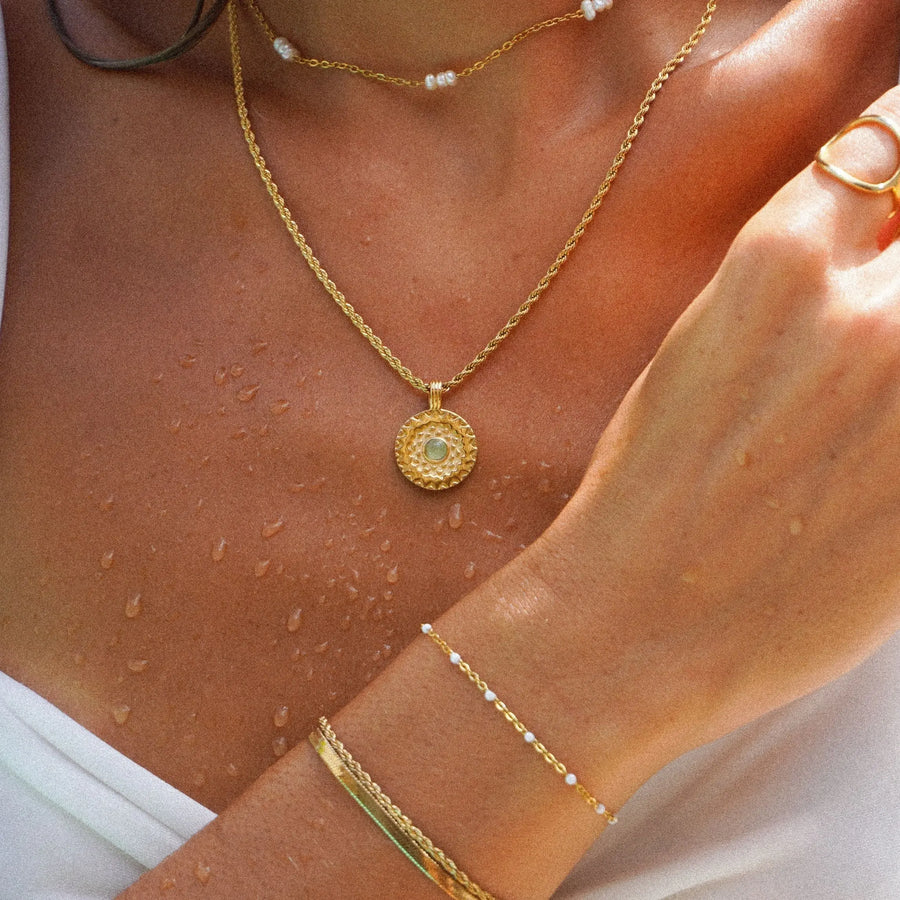 Inka-Sonnenhalskette Atolea Waterproof Jewelry