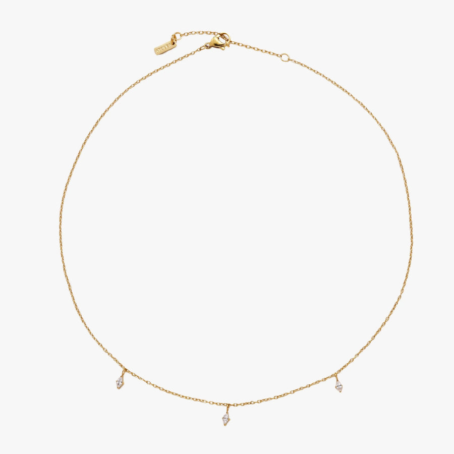 Dreifach-Diamanten Choker Atolea Waterproof Jewelry