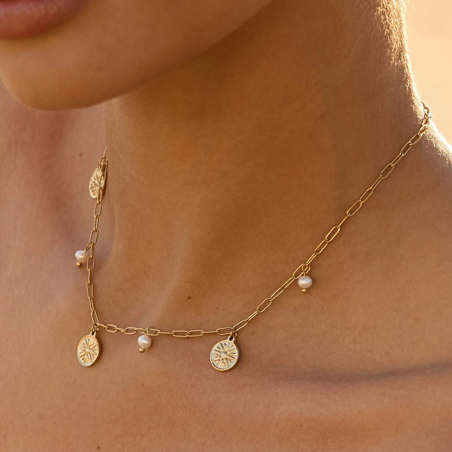 Golden Hour Halskette Atolea Waterproof Jewelry