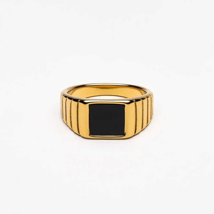 Kaya" Onyx-Ring Atolea Waterproof Jewelry