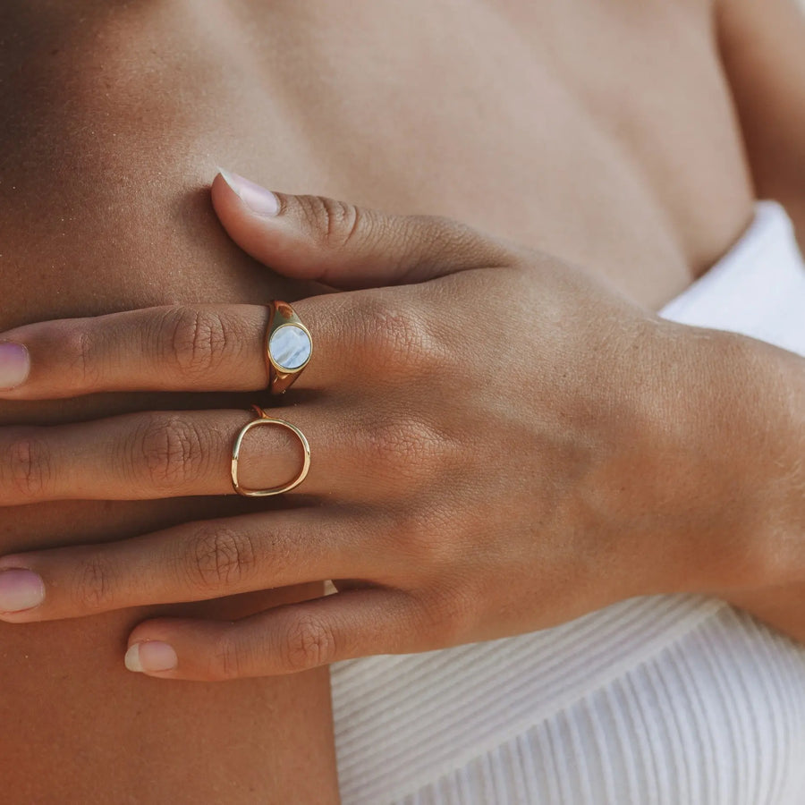 Bahïa ovaler Ring Atolea Waterproof Jewelry