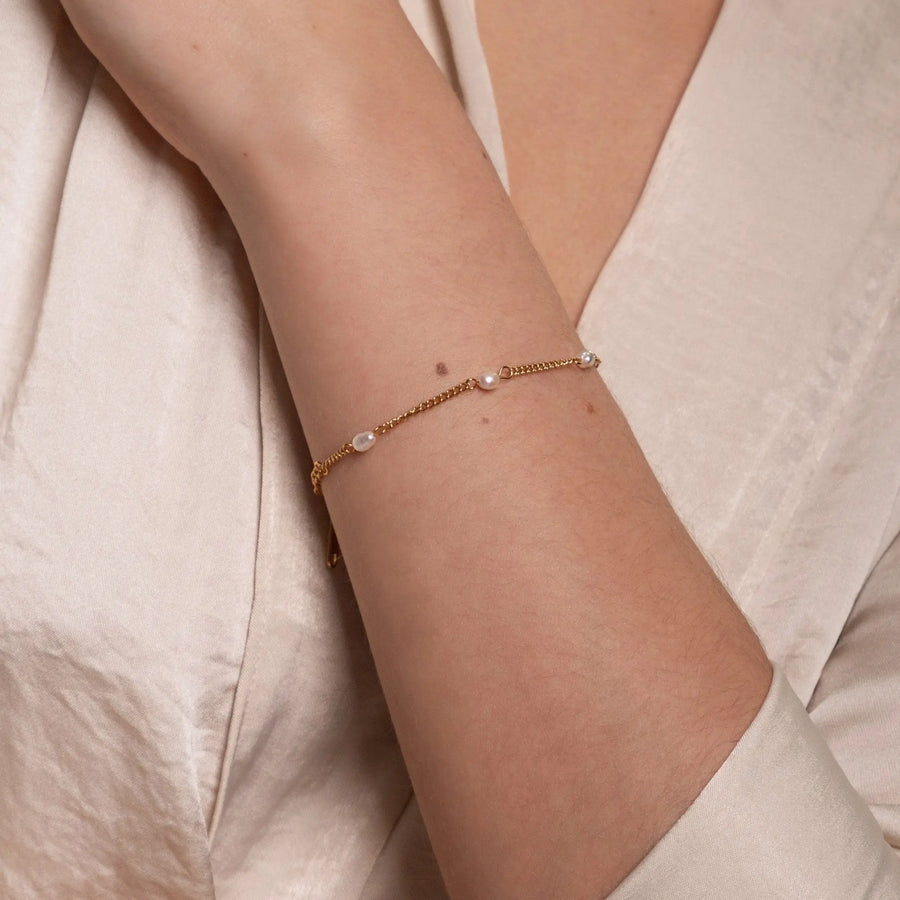 Lovina" Süßwasser-Perlenarmband Atolea Waterproof Jewelry