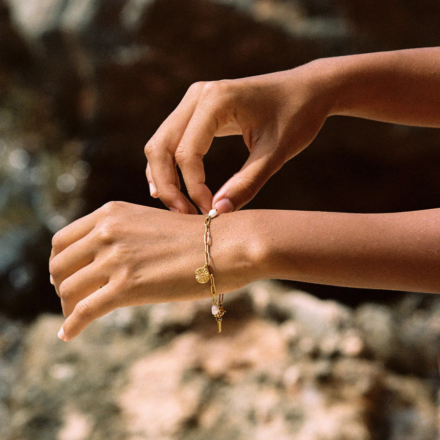 Goldener Sonnenarmband Atolea Waterproof Jewelry