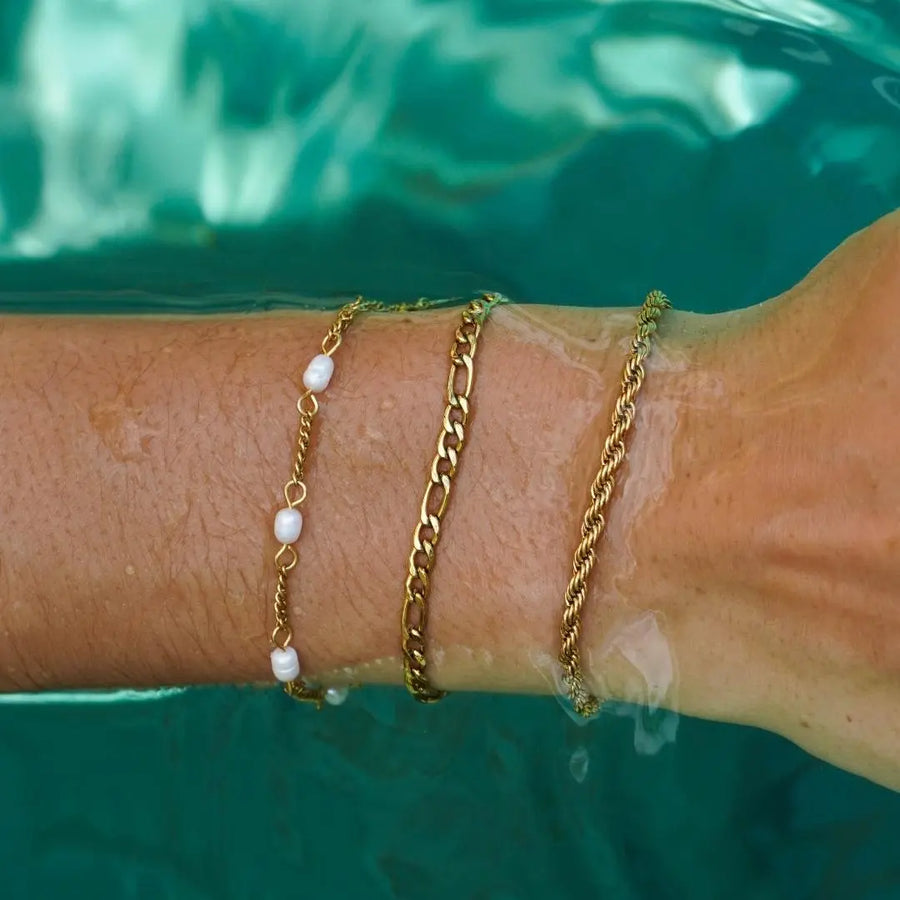 Amalfi" Figaro-Armband Atolea Waterproof Jewelry