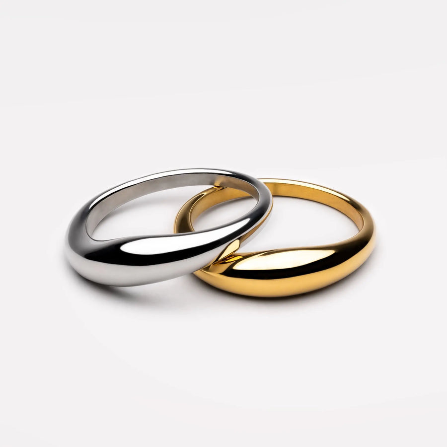 Stimmungsschwankungen Ringe-Set Atolea Waterproof Jewelry