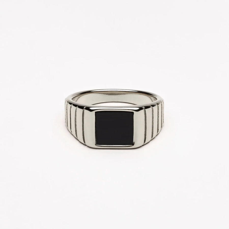 Kaya" Onyx-Ring Atolea Waterproof Jewelry
