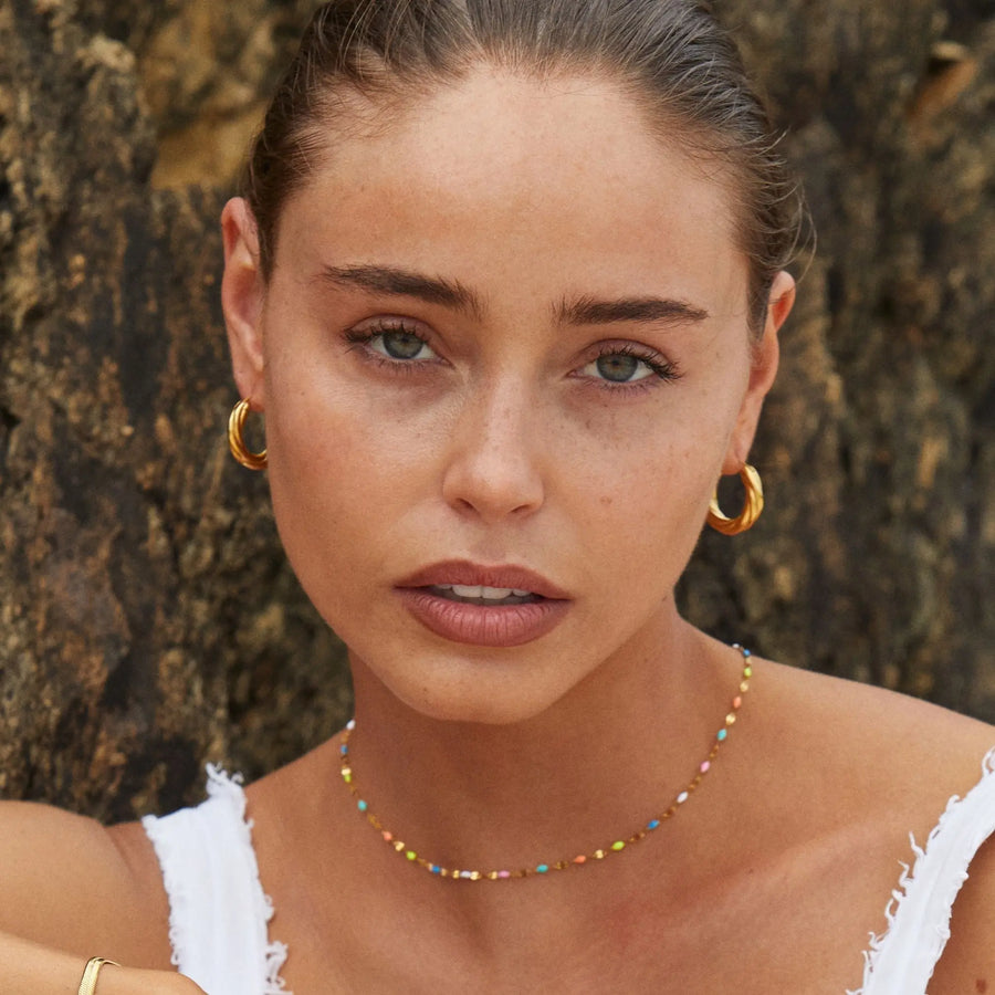 Tägliche gedrehte Creolen Atolea Waterproof Jewelry