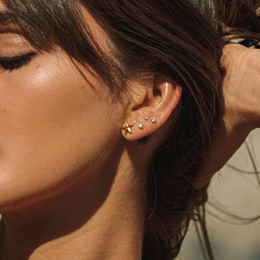 Seestern-Ohrringe Atolea Waterproof Jewelry