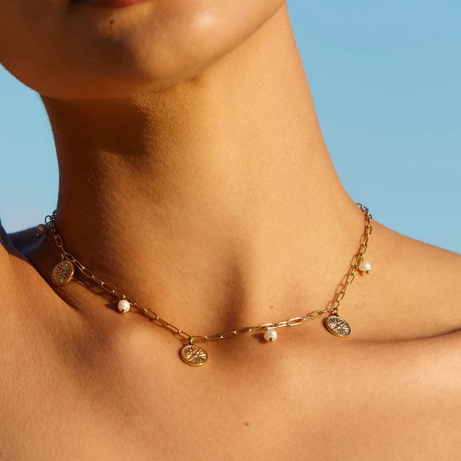 Golden Hour Halskette Atolea Waterproof Jewelry