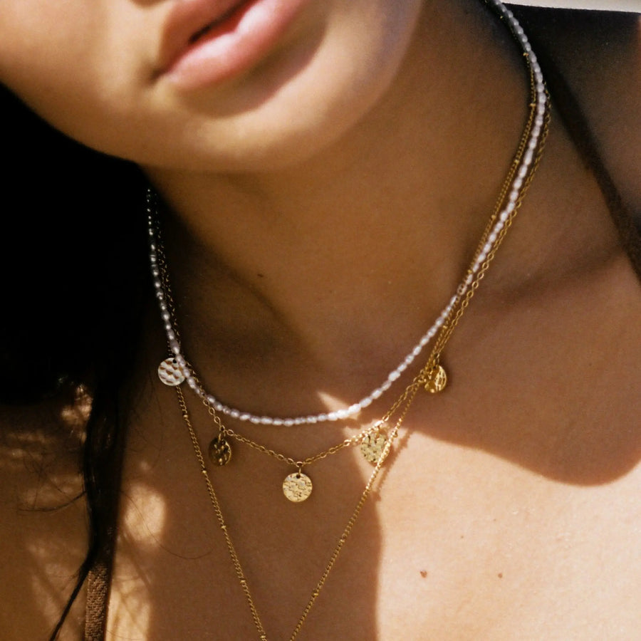Kleine Perlen Choker Atolea Waterproof Jewelry