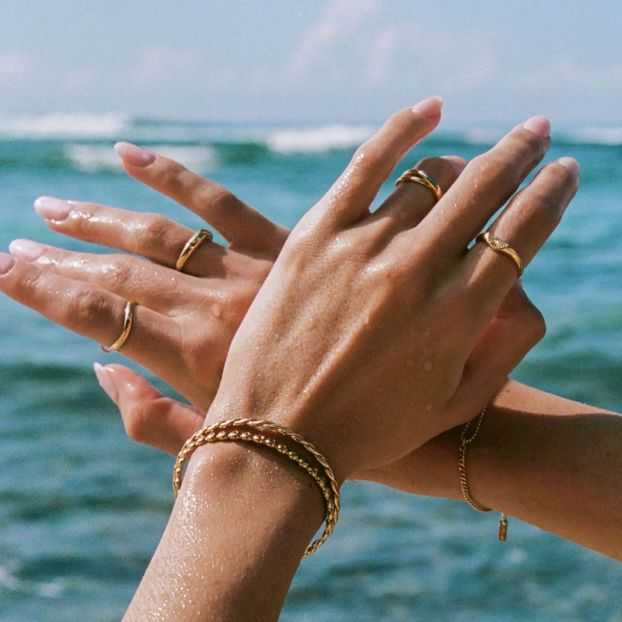 Gedrehter Manschette Atolea Waterproof Jewelry