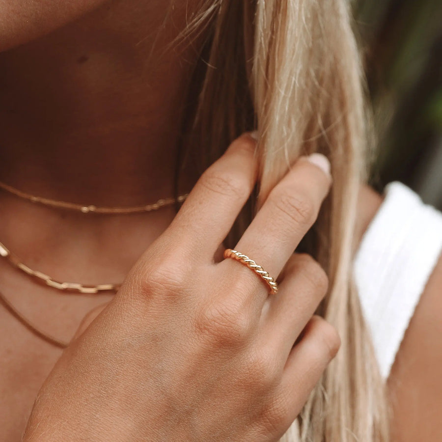 Geschlungener Ring Atolea Waterproof Jewelry