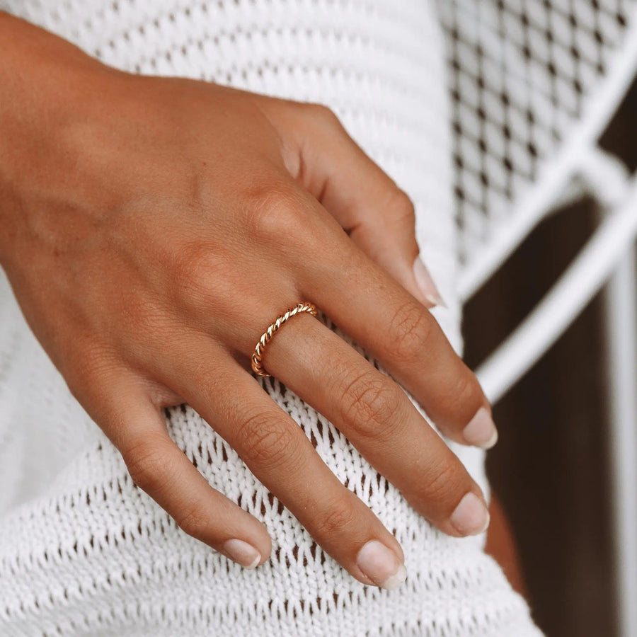 Geschlungener Ring Atolea Waterproof Jewelry